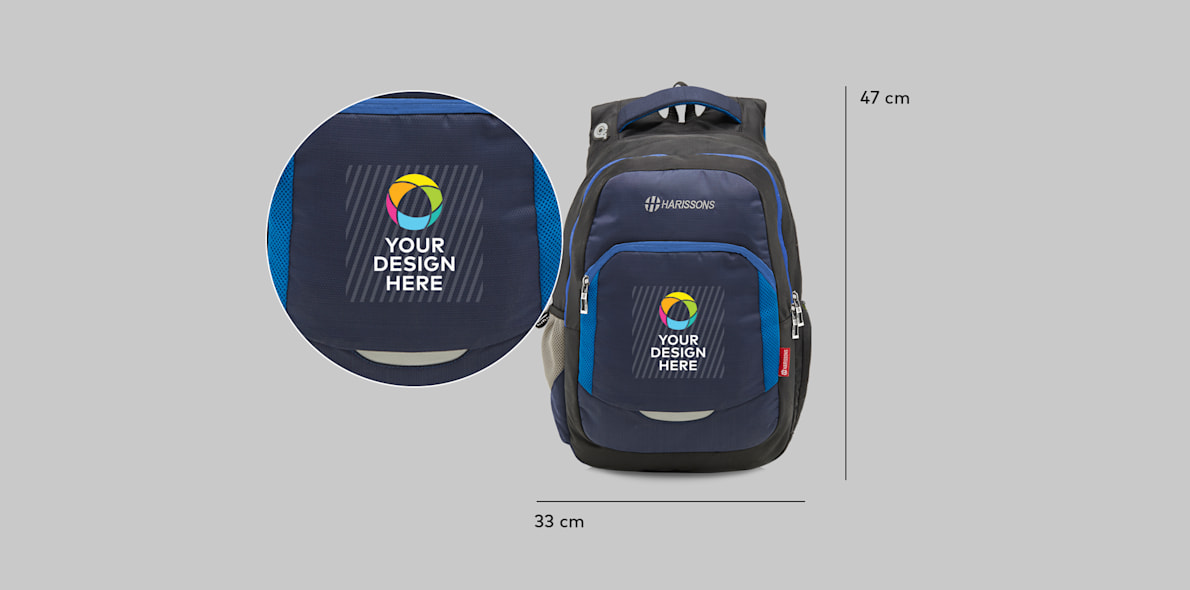 Harissons Xeno Laptop Backpacks VistaPrint